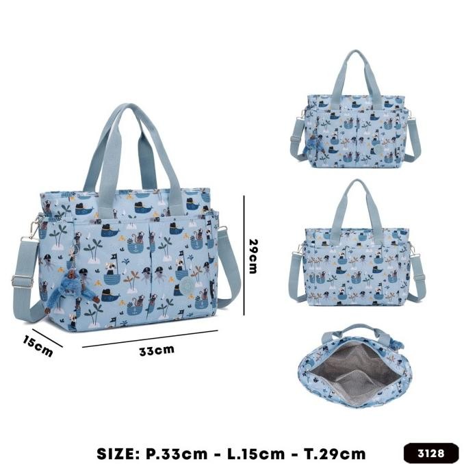 Tas Tote Bag Kipling 3128 Motif.Tas Wanita Tas Import Tote Bag Kipling