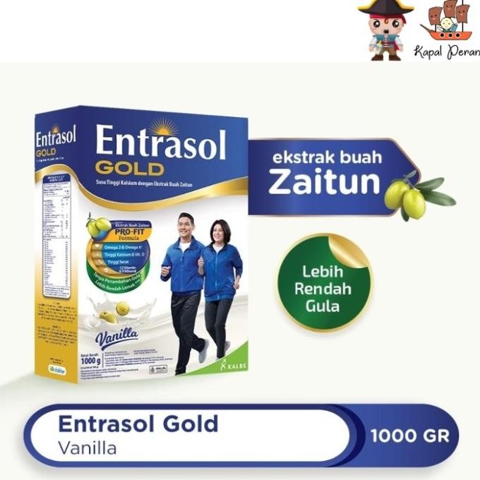 

Entrasol Gold Vanila 1000 Gram Promo