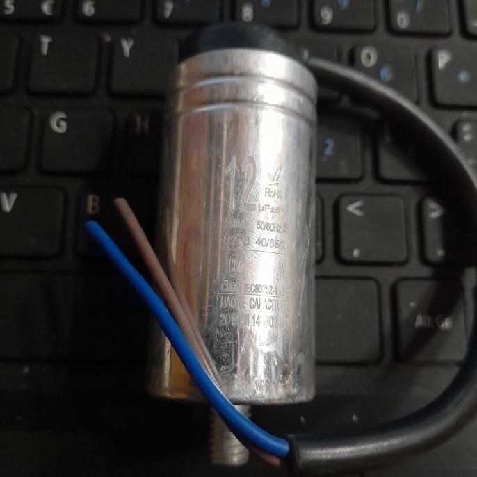 Promo kapasitor mesin cuci origianl 12 uf Rosh CBB65 EC60252-1MKP COD