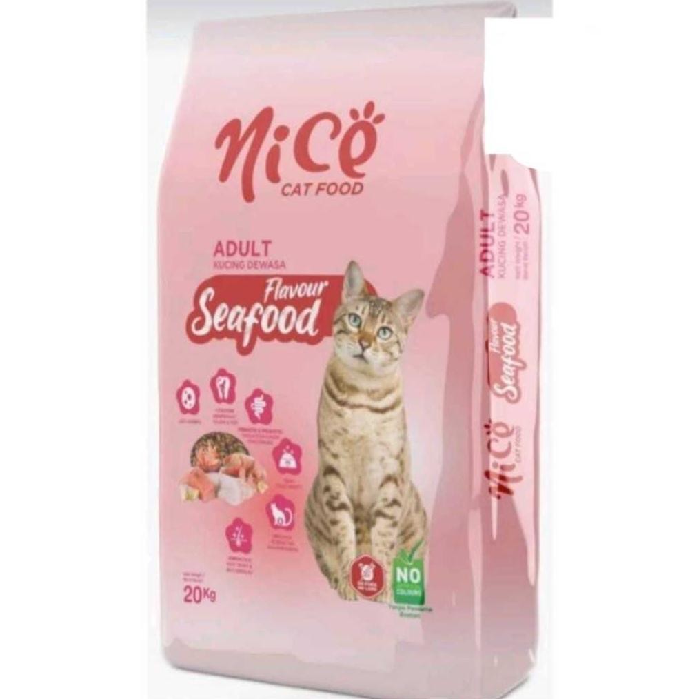 dfg-88 dfg-88 NICE NISE PAKAN MAKANAN KUCING 500 GRAM DRY CAT FOOD KERING BENTUK DONAT TUNA IKAN SEA