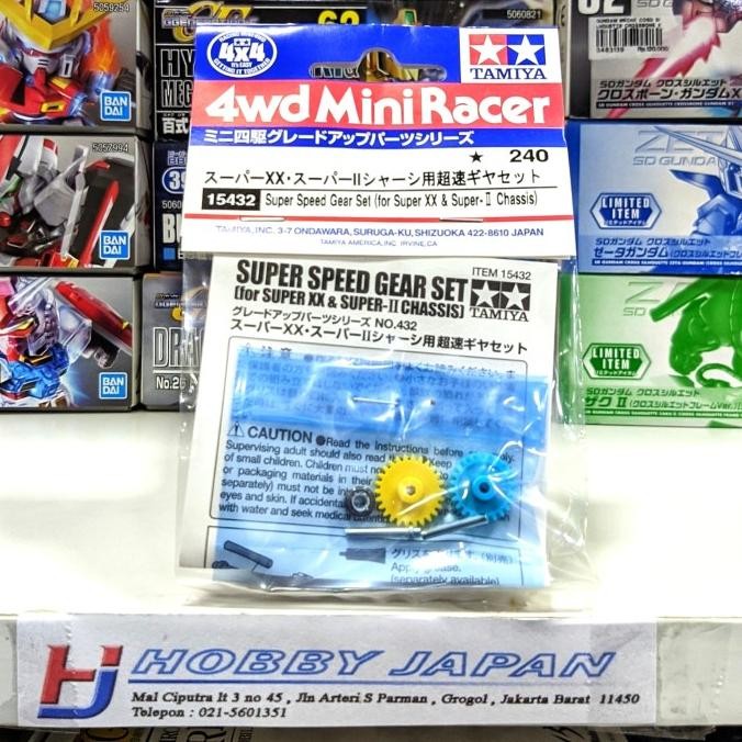 Promo Tamiya 15432 Super Speed Gear Set for Super XX & Super II Chasis COD