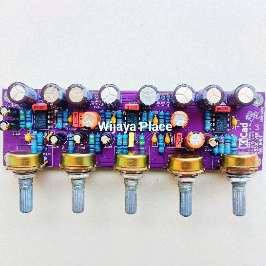 JH8 Kit peavey KB 300 preamp kendang tak dut pcb double layer original ic full update komponen