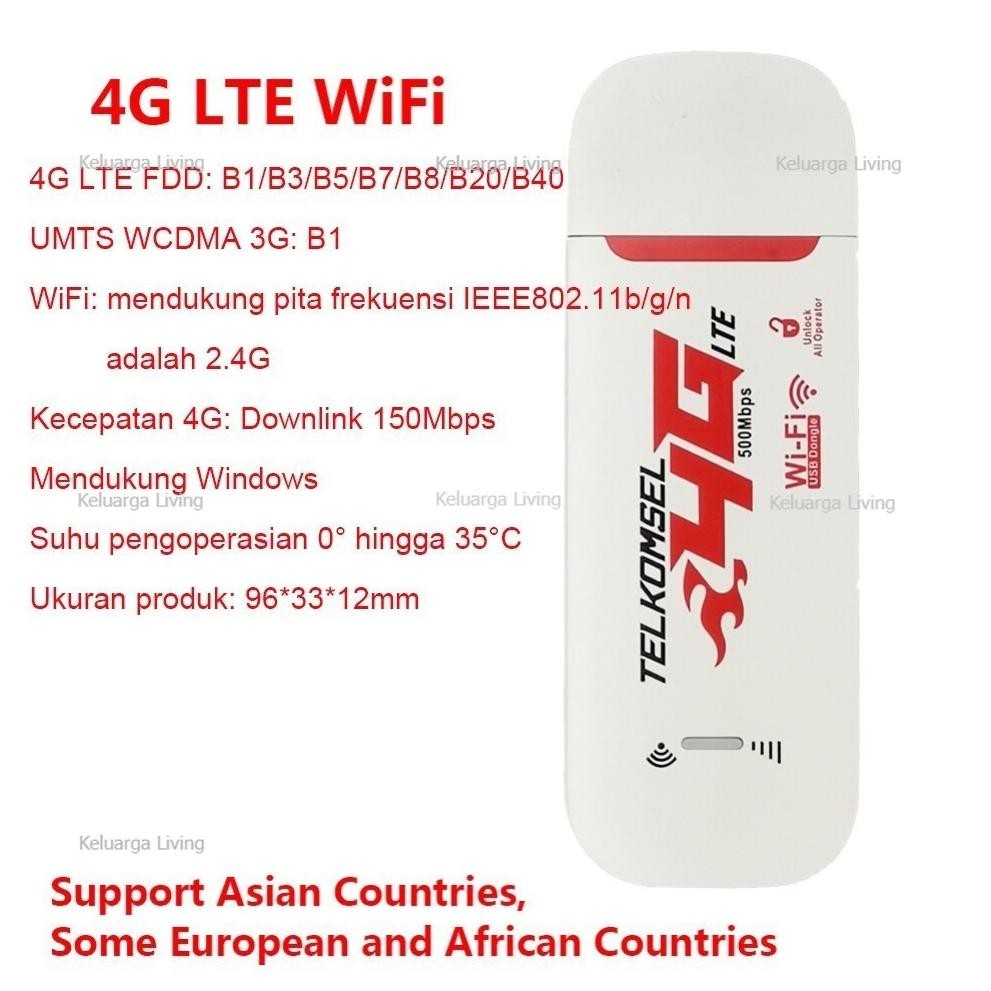 Modem Wifi 4G All Operator Modem Wifi Usb 500Mbps 4G Lte Wi-Fi Portabel All Operator Lte Modem Usb M