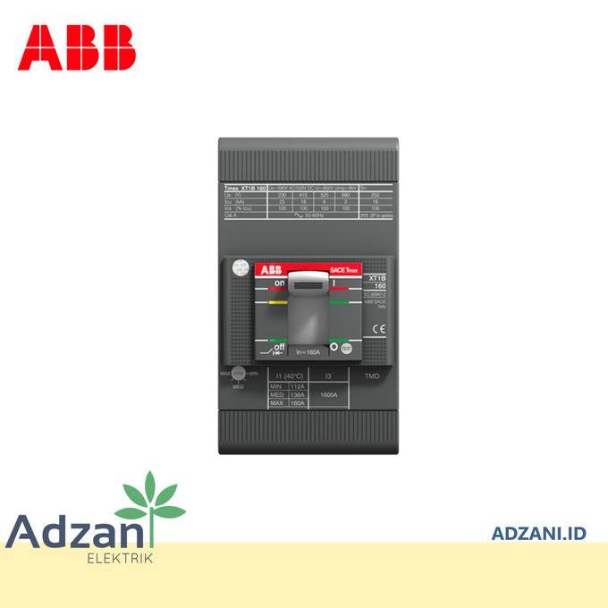 [Abb] Mccb 3P 80A 25Ka Xt1C Tmd 1Sda067396R1 New Stok