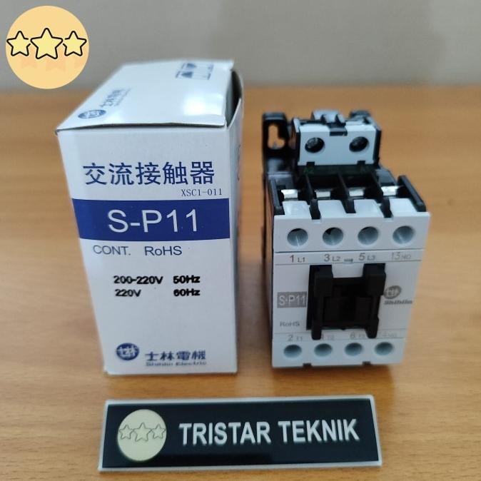 Kontaktor S-P11 S P11 Sp11 Sp-11 Sp 11 Shihlin Contactor New Stok