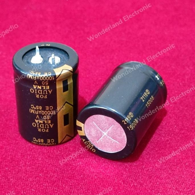 Elna Electrolytic Capacitor 10000Uf 50V Audio Capacitor New Stok