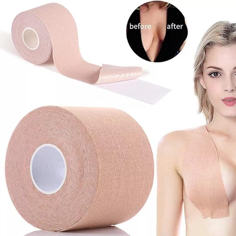 Bra Tape / Boobs Tape / Bra Boob Tape Nipple Pad Strapless Bra Selotip Bh - Body Tape Push Up Bra Bo