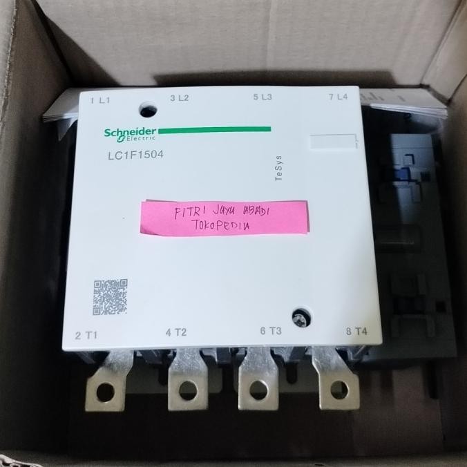 Kontaktor Schneider Lc1F1504M7 4P 220V 250A Contactor Lc1F1504 4P New Stok