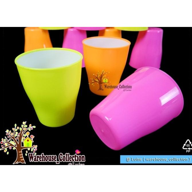 Gelas Plastik Gunma Calista 300Ml/ Hrg-Bj