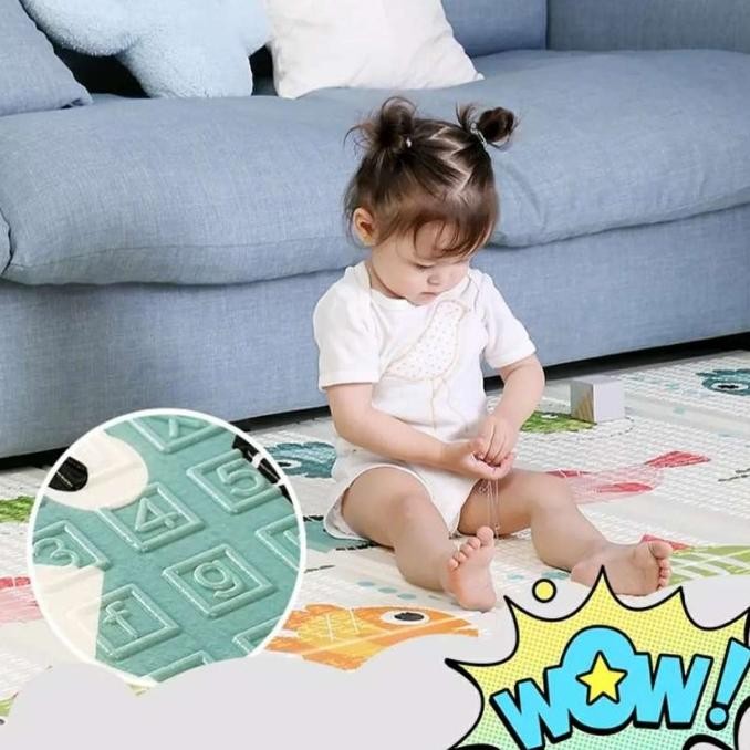 Karpet Lipat Anak Playmate Tikar Lipat Anak Foam Tikar Uk.150 x 200 Cm