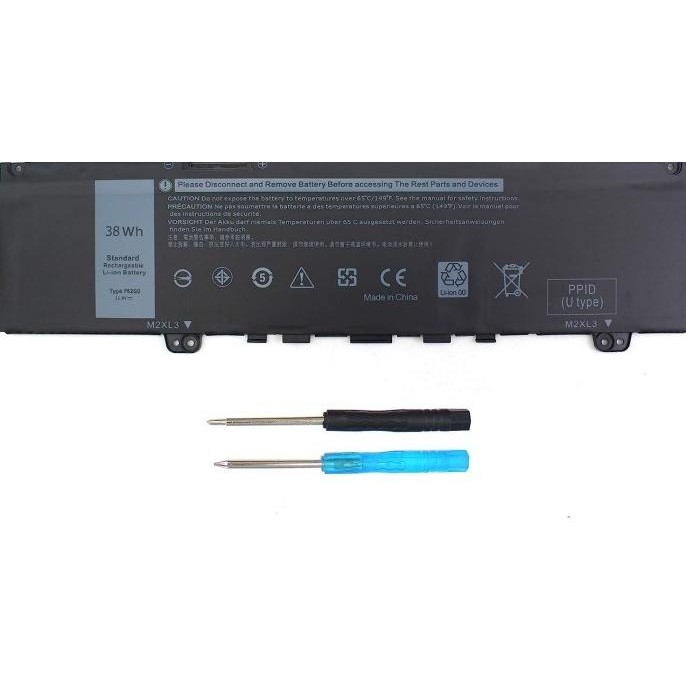 Baterai Dell Inspiron 13-7000 7370 7370 7386 F62G0 2 In 1 Original New Stok