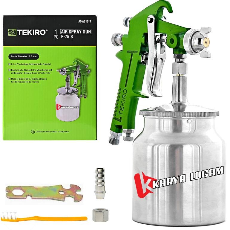 Spray Gun Tekiro Japan F75s Spray GunTabung Bawah 600cc