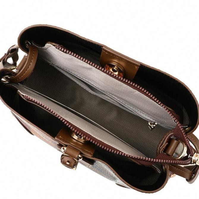 ASTA Tas Selempang Motif Handbag Slingbag Shoulder Bag Wanita Simple Import Premium Bahan PU Tali Pa