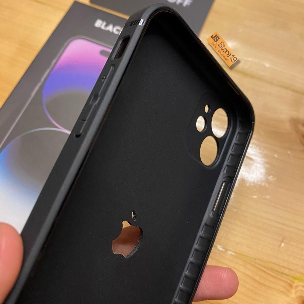 NEW! CASE IPHONE 11 MODEL 14 CUT APPLE LOGO SOFTCASE IPHONE 11 PRO / 11 PRO MAX / ORIGINAL BLACKDOFF