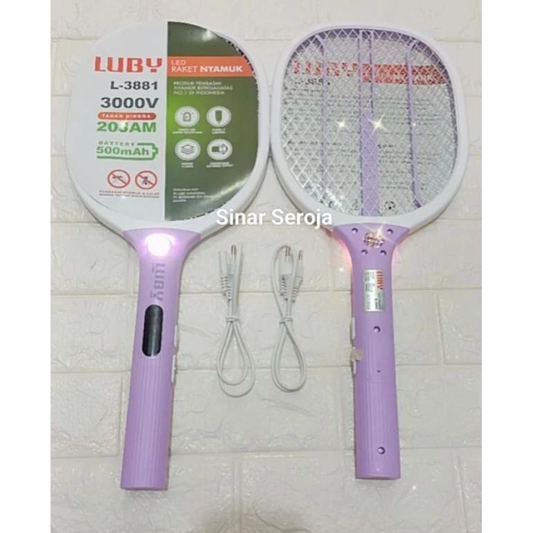 Raket Nyamuk Luby / Raket Nyamuk Elektrik Berkualitas Terbaik No 1 Original SNI /Raket Nyamuk perang