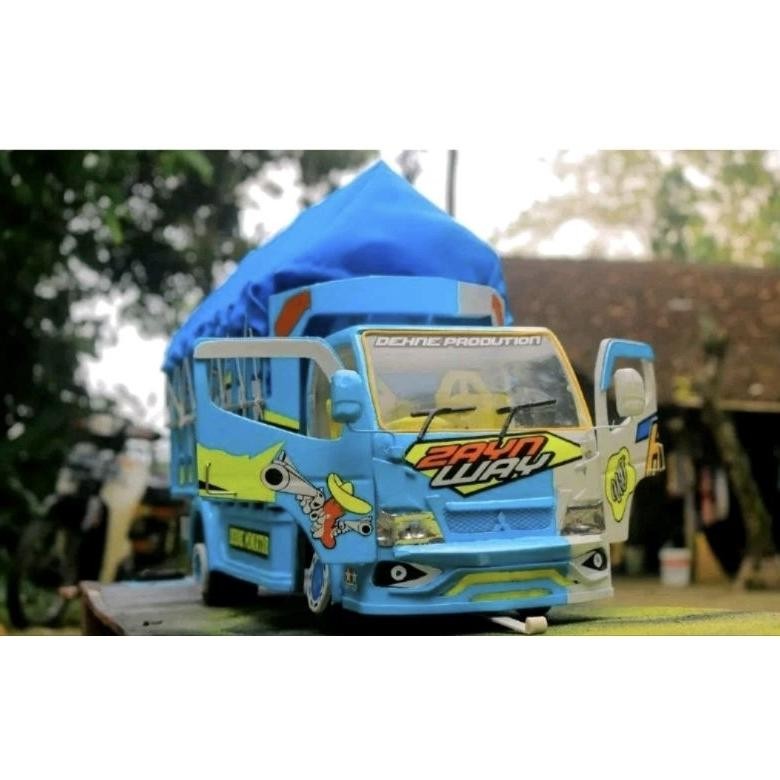 promo voucher diskon hot terbesar terbatas miniatur truk oleng full fariasi lampu LED dan terpal min