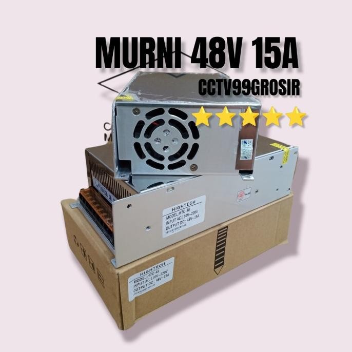 Terjangkau Power Supply 48V 15A Adaptor 48V 15A