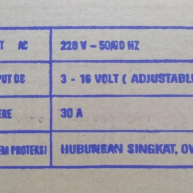 Miliki Dc Power Supply Maldol 30A