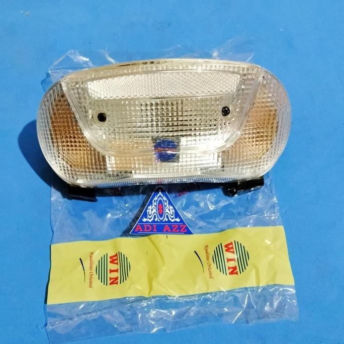 New stoplamp lampu belakang bening satria 2tak lumba model ada cekungan