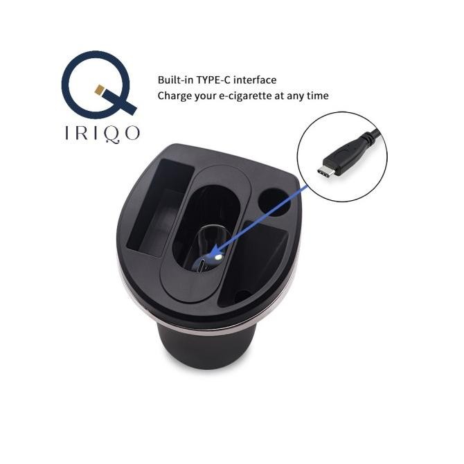 IRIQO  Charger Dock Holder Asbak Mobil ILUMA PRIME Untuk Heets/Terea