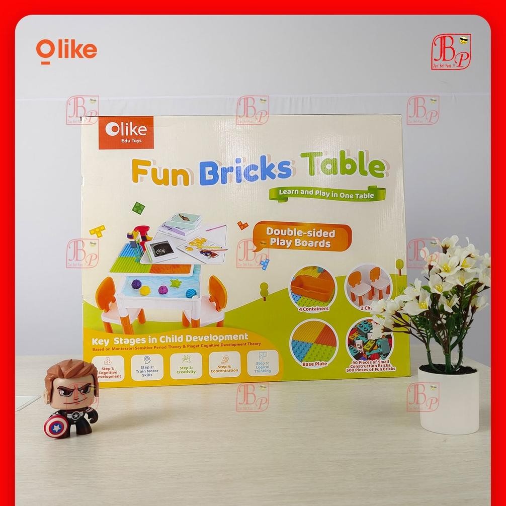 Olike Fun Brick Table Edu Toys - Mainan Edukasi Anak