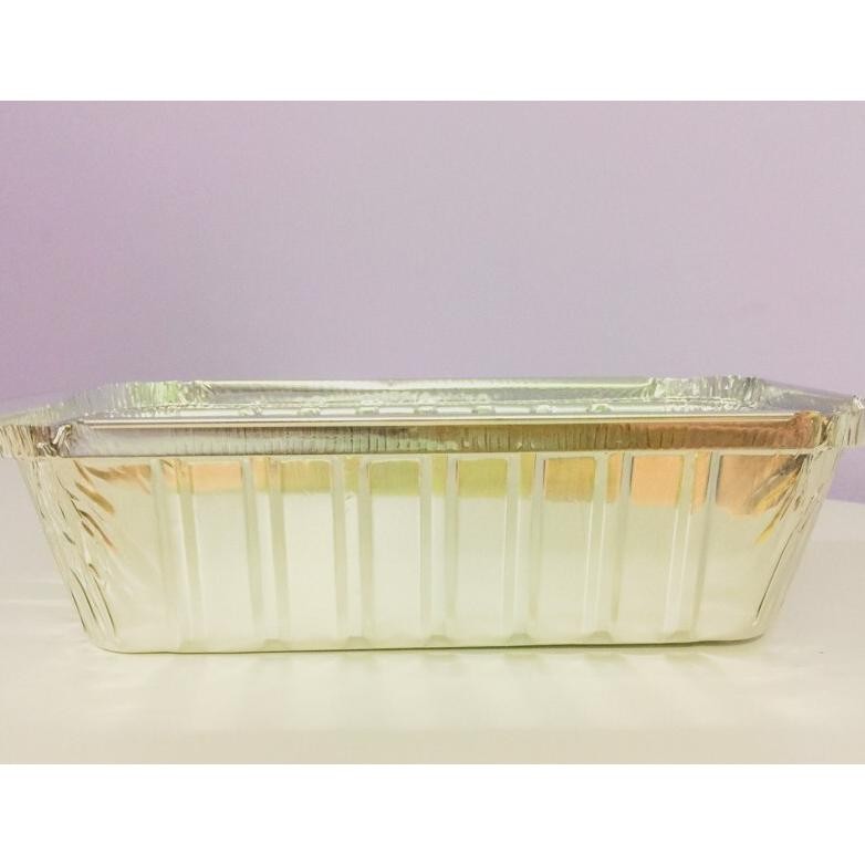 20 pcs Alumunium foil tray BX 1850 + tutup mika spaghetti lasagna schotel