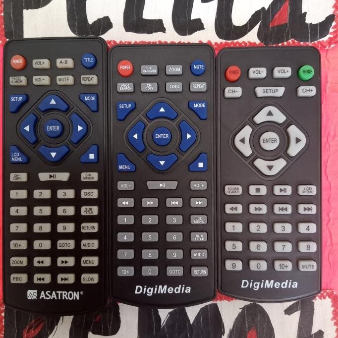 Sale Remote Remot Dvd Portable Asatron Player Competible Original Terlengka