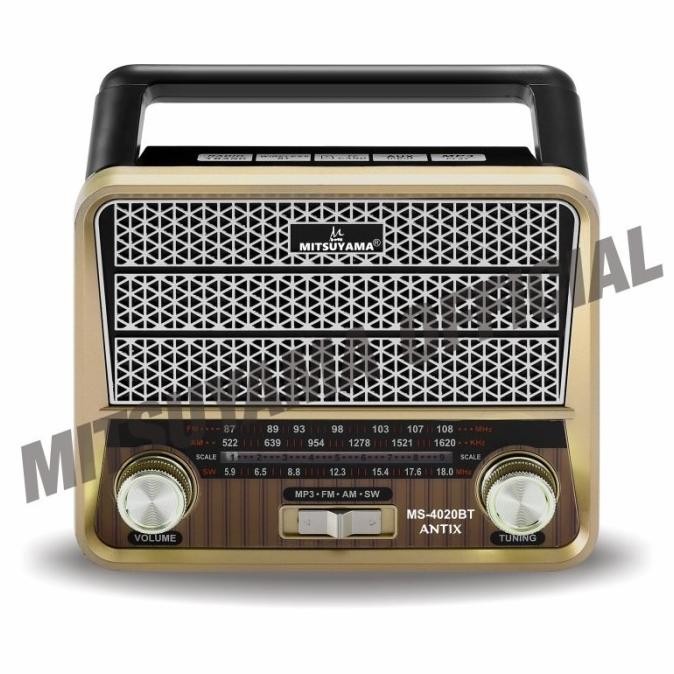 Promo Radio Jadul / Radio Klasik Fm / Am Portable Senter Led + Usb + Aux