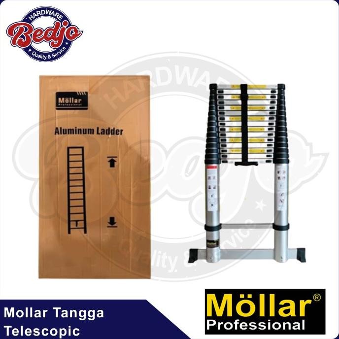 Sale Mollar Tangga Telescopic Single - Tangga Lipat Teleskopik Aluminium