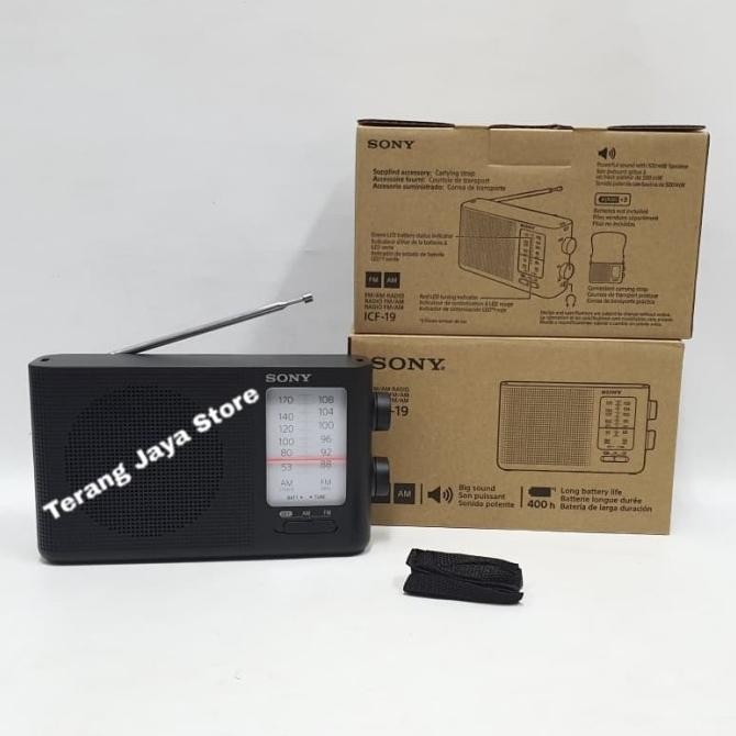 Murah Radio Am/Fm Sony Icf-19 Radio Sony 2 Band Icf - 19