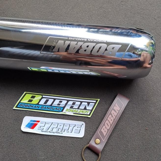 BOBAN KNALPOT FULLSET LEHER TANPA SEKAT RING CINCIN & PACKING "BOBOKAN BANDUNG" KNALPOT BOBAN RX KIN
