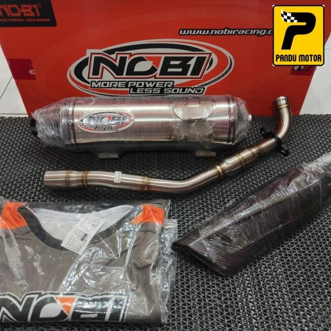 Knalpot Nob1 Bold X Stainless Std Racing Nmax New/Aerox/Adv 160/Vario/Pcx 160