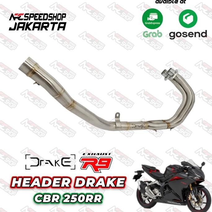 Header Knalpot R9 Drake Honda CBR 250RR Leher Knalpot R9