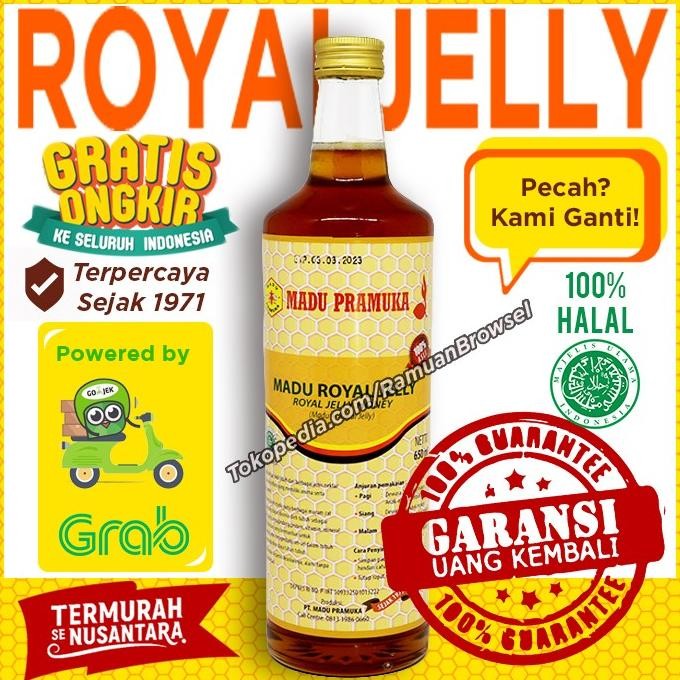 

Madu Pramuka Alami (Madu Royal Jelly) 650Ml Terlaris