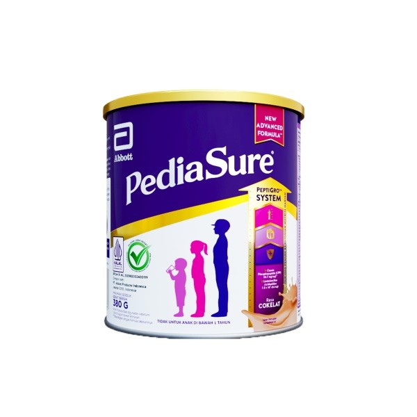 

PEDIASURE TRIPLESURE COKLAT TIN 380 GR