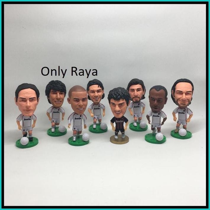 FIGURE MINIATUR PEMAIN BOLA MILAN MALDINI NESTA INZAGHI KAKA RONALDINHO BECKHAM PIRLO SHEVCHENKO GAT