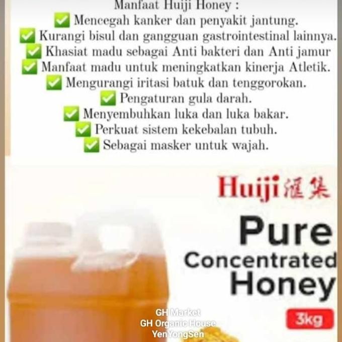 

Huiji Madu Honey 1Kg / Original / Import Singapore / Terlaris /Terbaru Terbaru