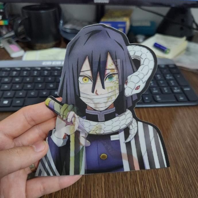 

NEW STIKER 3D MOTION LENTICULAR ANIME - D0015 - DEMON SLAYER - OBANAI GOOD PRODUK SIAP KIRIM