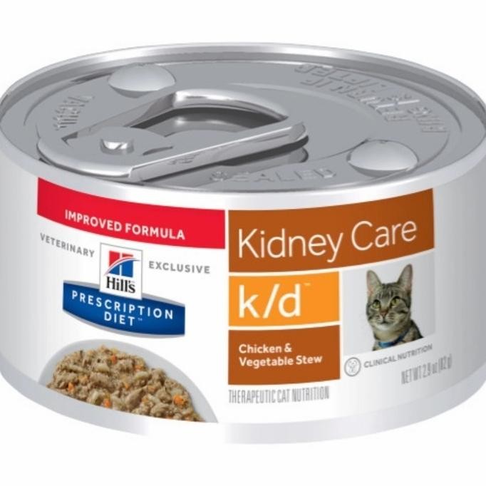 Science Diet Prescription k/d Kidney Care Feline Cat Kucing 156 GR