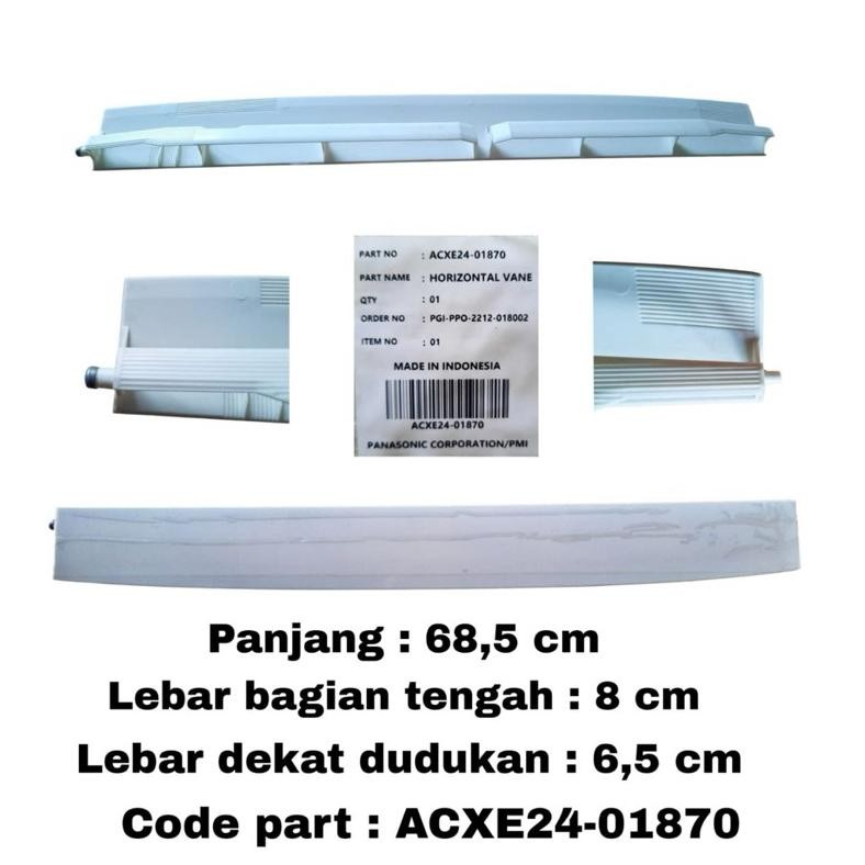 Daun swing ac panasonic 1/2 pk cs-ln5ukj ACXE24 daun swing ac panasonic 0,5 pk cs-ln5ukj daun swing 