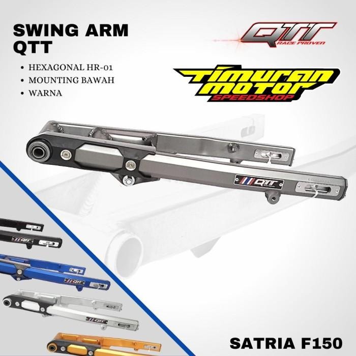 Swing Arm Qtt Satria F U Hexagonal Hr 01 Original Dan Terpercaya