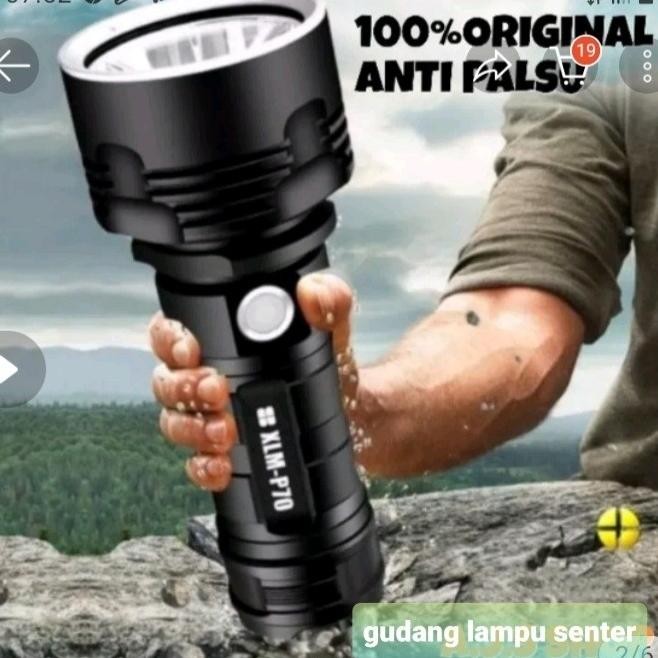 Terlaris ( ORIGINAL) SENTER MX-2008P70 LED CHARGER USB XLM-P70 BATREI 26650 SALE