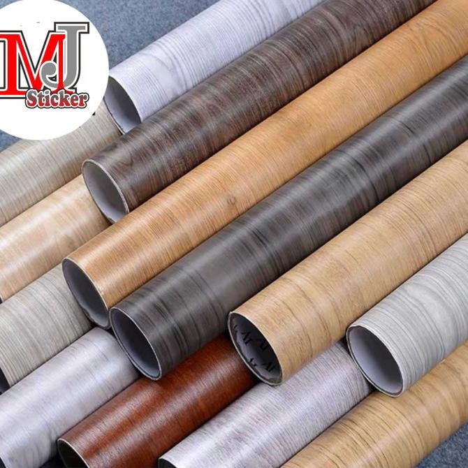 (Ready stock) stiker lemari wallstiker dinding lemari meja dapur sticker vinyl kayu