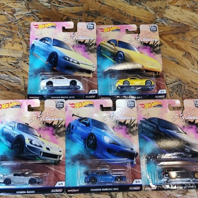 BEBAS ONGKIR - Hot Wheels Street Tuners Set pandem subaru silvia nissan HotWheels