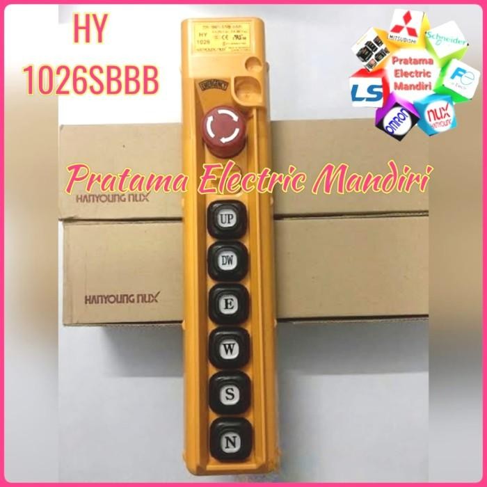 Hanyoung Hoist Push Button Switch Hy-1026Sbbb Hy 1026Sbbb Hy1026Sbbb Original Dan Terpercaya