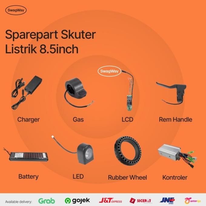 Sparepart Skuter Listrik 8.5Inch Petrik Co