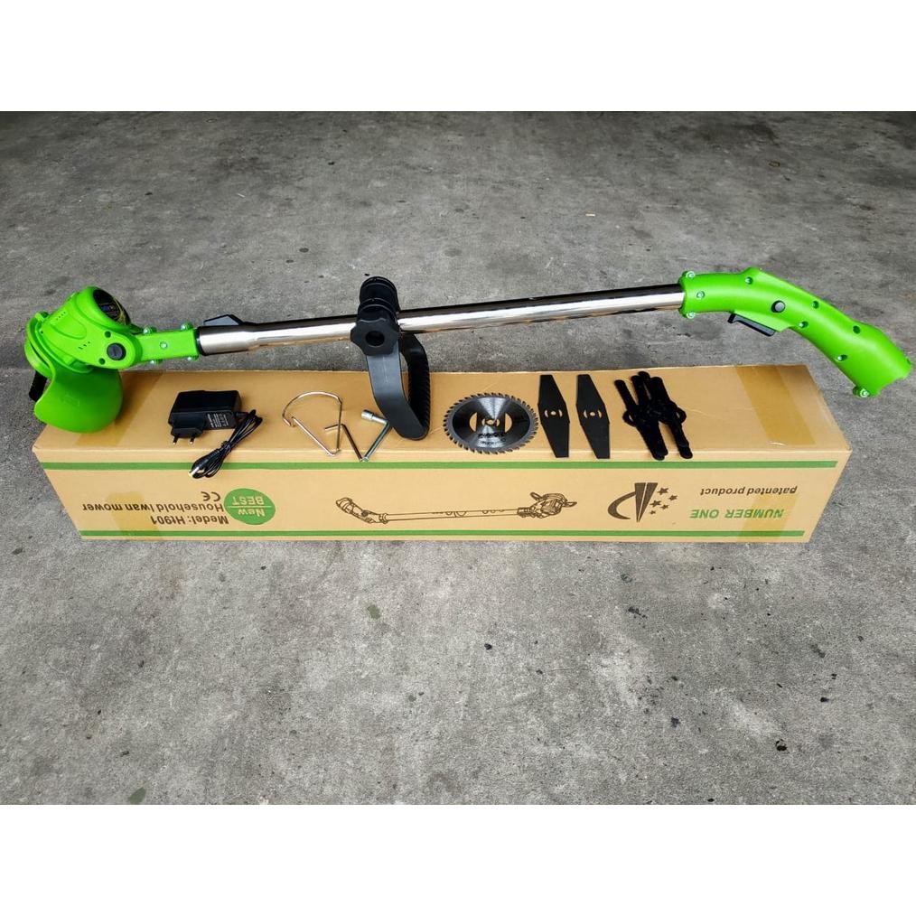 Mesin Potong Rumput Baterai / Cordless Brush Cuter 12 Volt (2 Baterai) MURAH BERKUALITAS