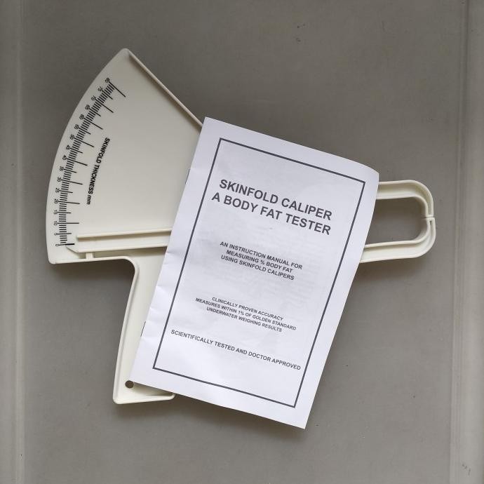 skinfold caliper besar 0 - 80 mm body fat caliper keep slim fit murah