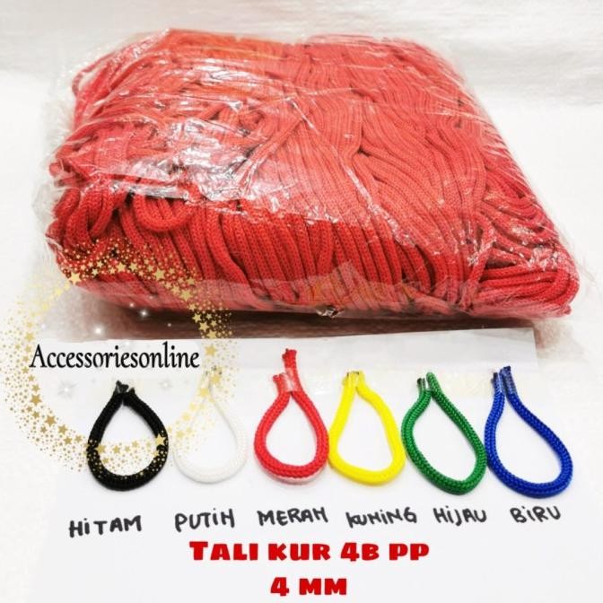 

ready !!! tali kur 4b warna pp (4mm) - 1 pak