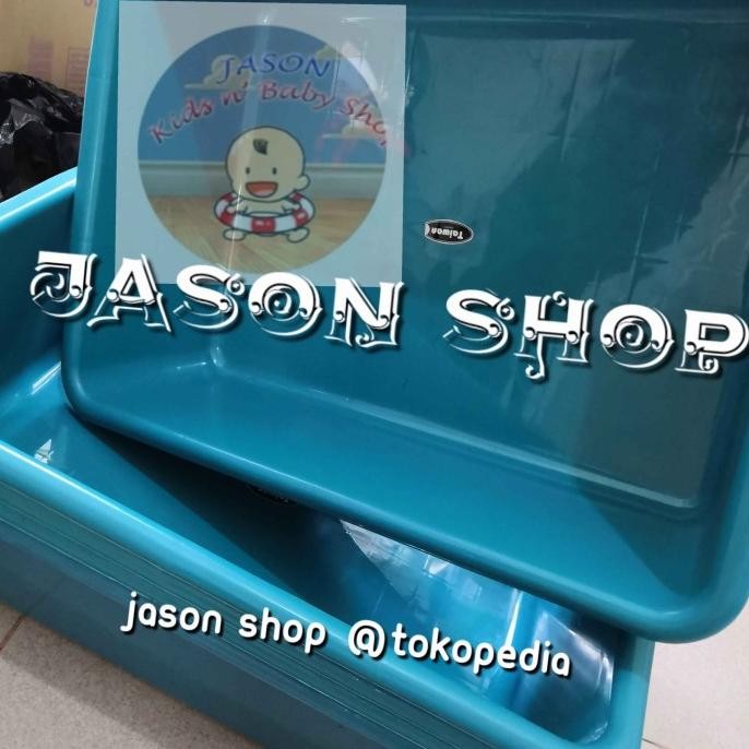 Baskom kotak besar warna/Bak plastik segi warna besar/Baskom segi (L)